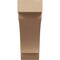 Ekena Millwork 5-inch W x 14-inch D x 14-inch H Aspen Rough Cedar Woodgrain TimberThane Knee Brace, Primed BRCUR05X14X14ASPRCPR - alternate 5